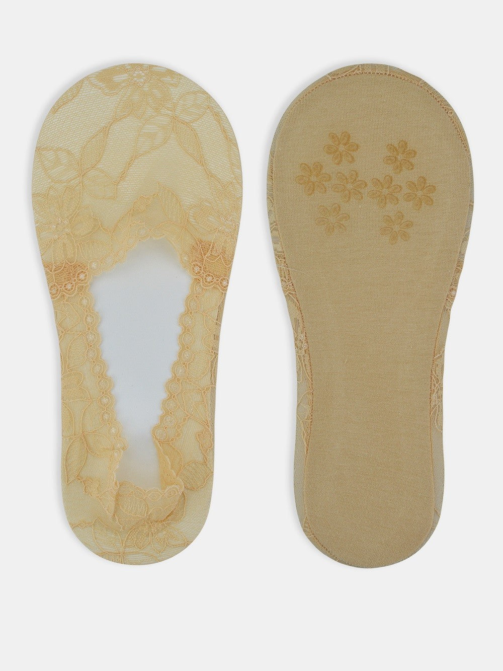 NOVITI Lace Footsies – Stylish, Comfortable & Anti-Slip Socks SN031