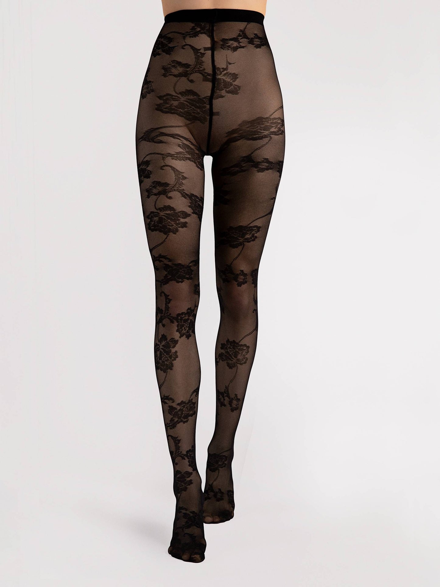 Fiore Wild Dream 30 Den – Openwork Floral Tights