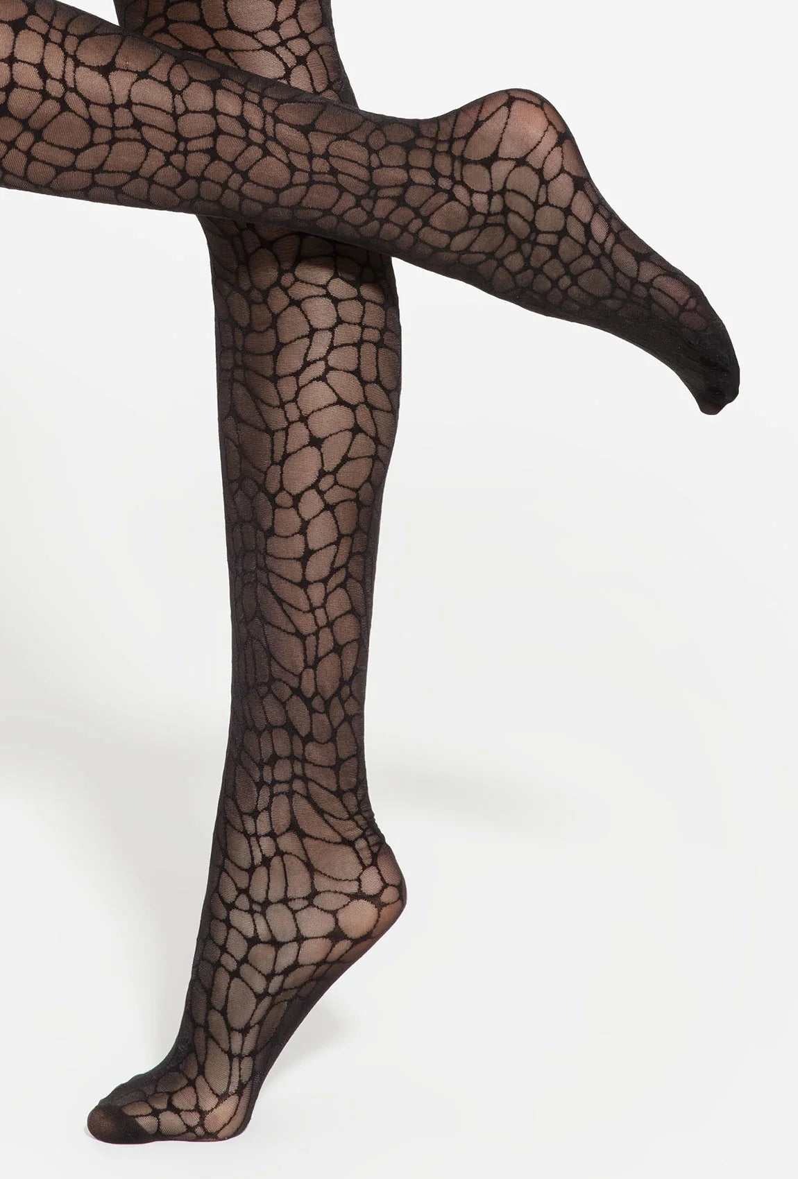 Gatta Modern No. 06 Patterned Tights – 40 Den, Stylish Mesh Illusion