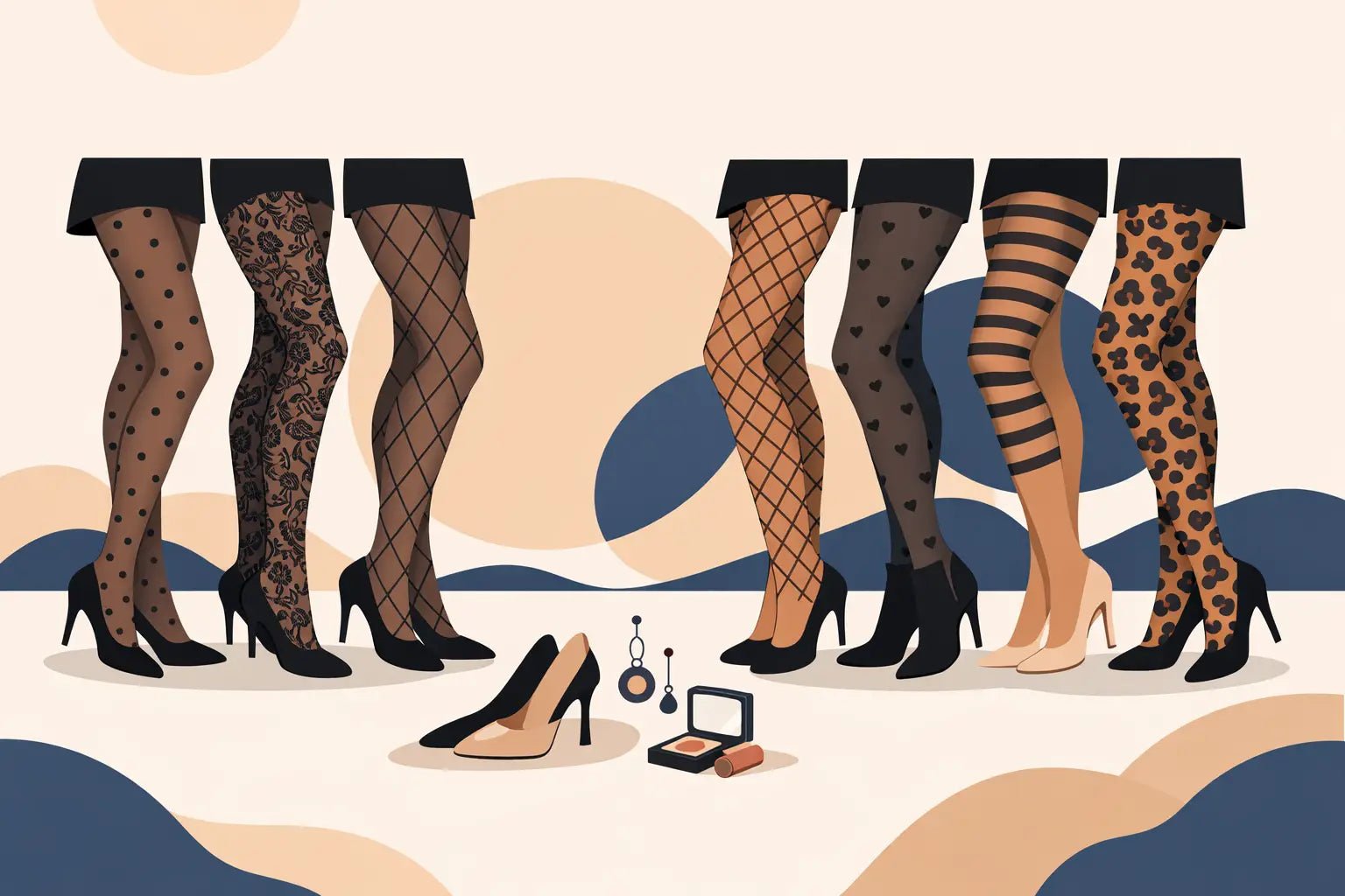 7 Best Patterned Tights Styles to Wear Now