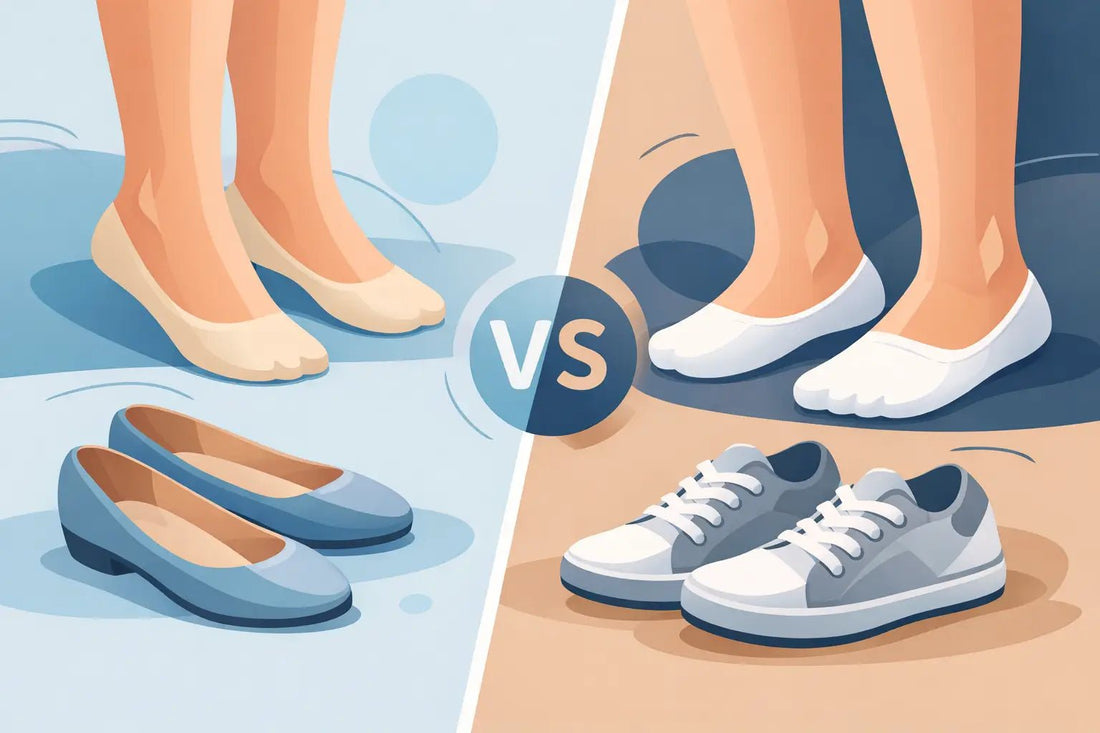 Footsies vs Invisible Socks - Which Should You Wear?