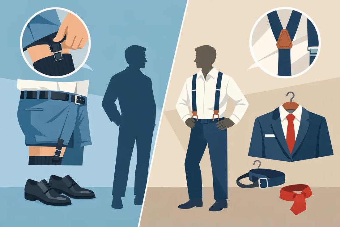Hold Ups Versus Suspenders: Which Suits You?