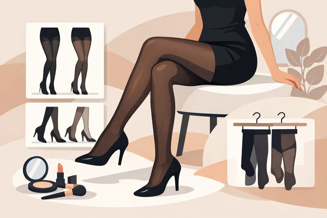 How to Choose Black Sheer Tights That Flatter
