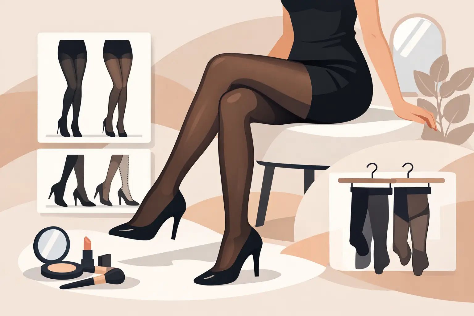 How to Choose Black Sheer Tights That Flatter