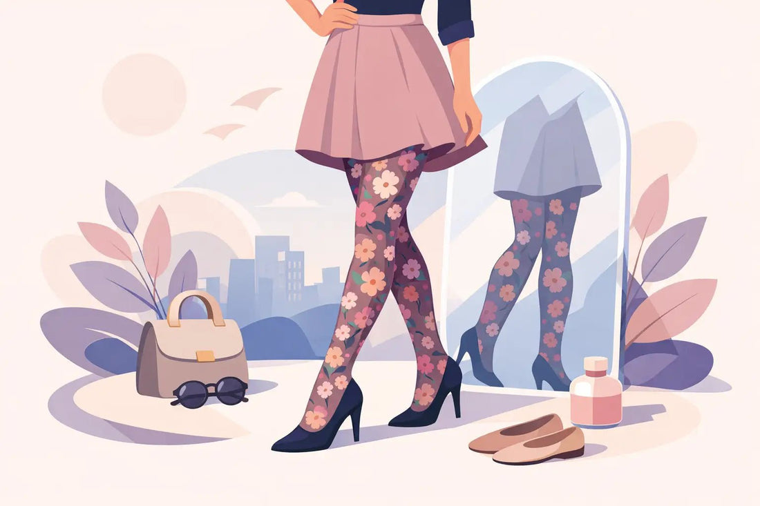 How to Style Floral Tights with Confidence