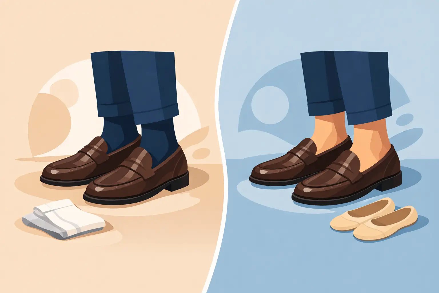 Socks or Footsies for Loafers?