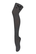 Gatta Parigina Cotton Over-the-Knee Socks with Bow Detail - Velvet Touch Tights