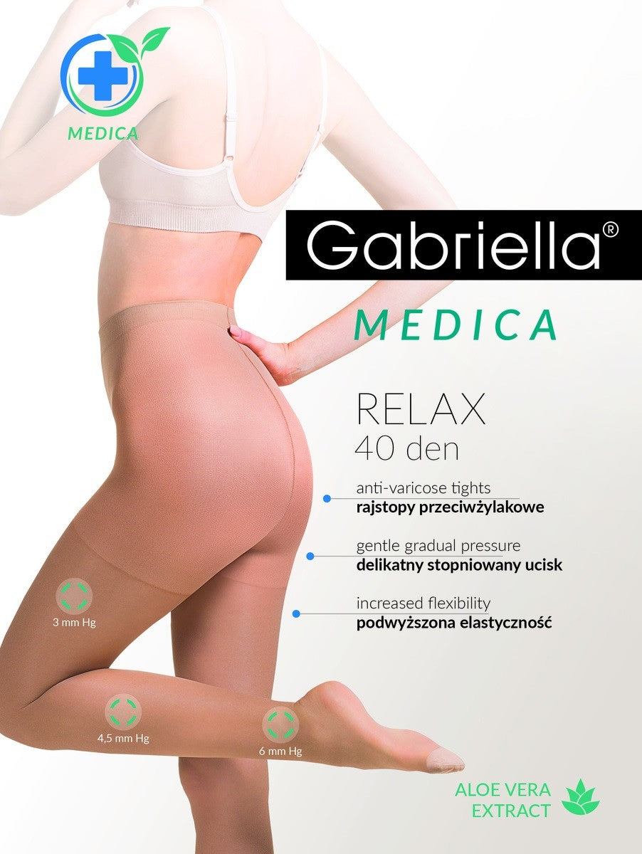 Gabriella Relax 40 Den Compression Tights – Support & Comfort