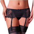 Ewana Sheer Lace Suspender Belt 032 - Velvet Touch Tights