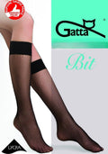 Gatta Bit Fishnet Knee Highs Trendy Generation - Velvet Touch Tights