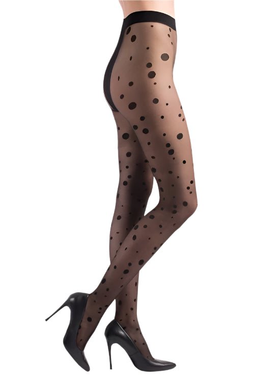 Gabriella Giny Tights 20 Den – Dotted Design with Seamless Comfort - Velvet Touch Tights