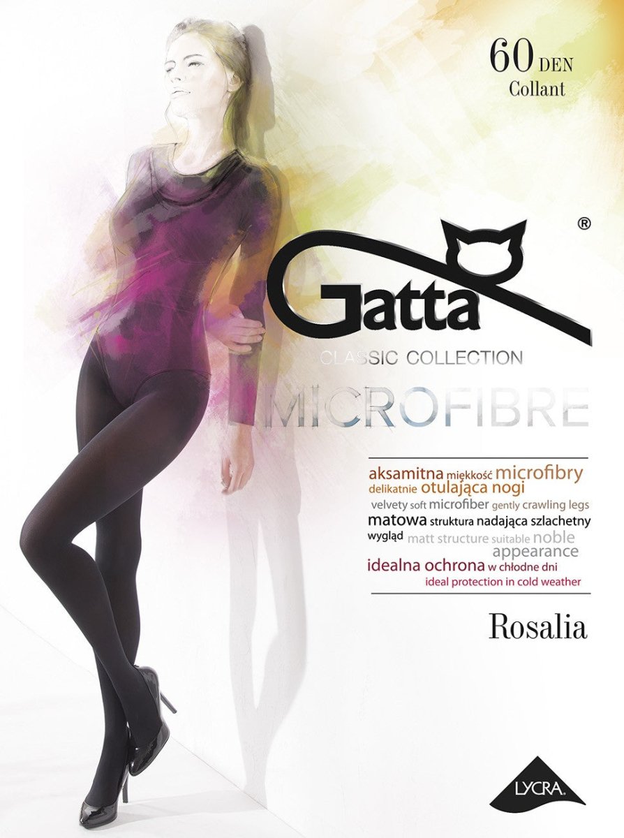 Gatta Rosalia 60 Den Tights – Soft, Matte & Opaque Classic - Velvet Touch Tights