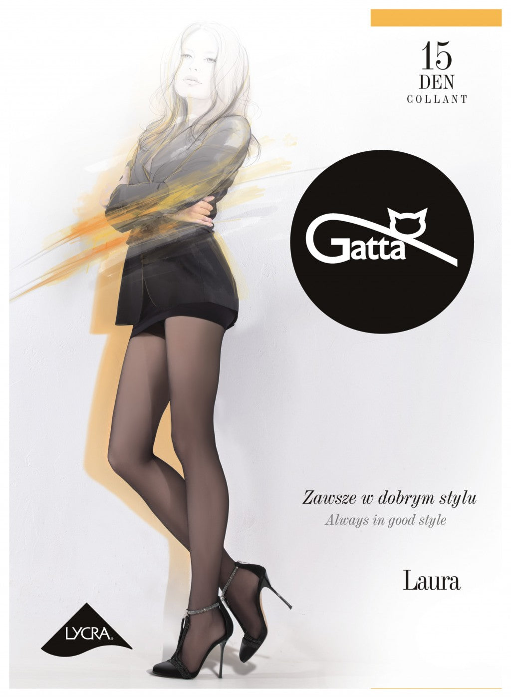 GATTA Laura 15 Den – Classic & Durable Sheer Tights