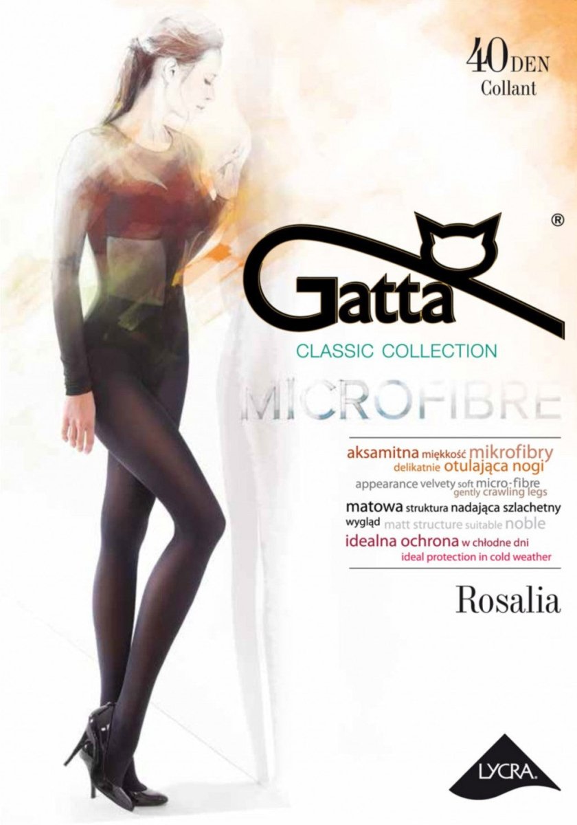 Gatta Rosalia 40 Den Tights – Matte, Soft & Seamless Comfort - Velvet Touch Tights