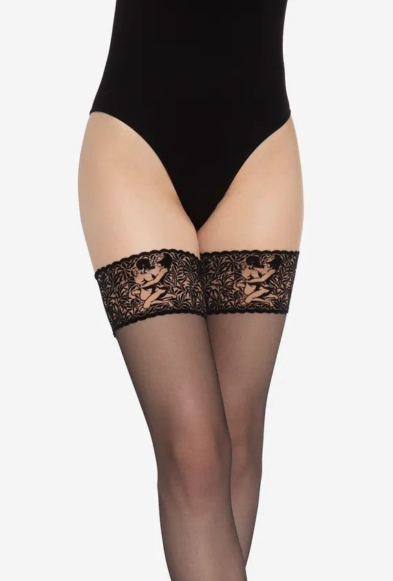 Gatta Ars Amandi Calze No.01 – 15 Den Lace‑Top Hold‑Ups