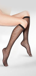Gabriella Puntina 20 Den – Sheer Knee‑Highs with Dot Pattern