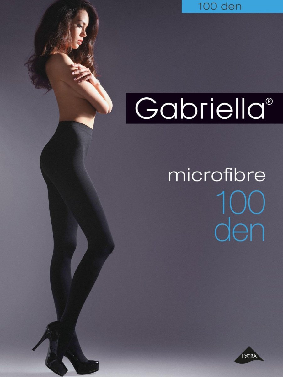Gabriella 100 Den Microfibre Tights – Warm, Opaque & Seamless - Velvet Touch Tights