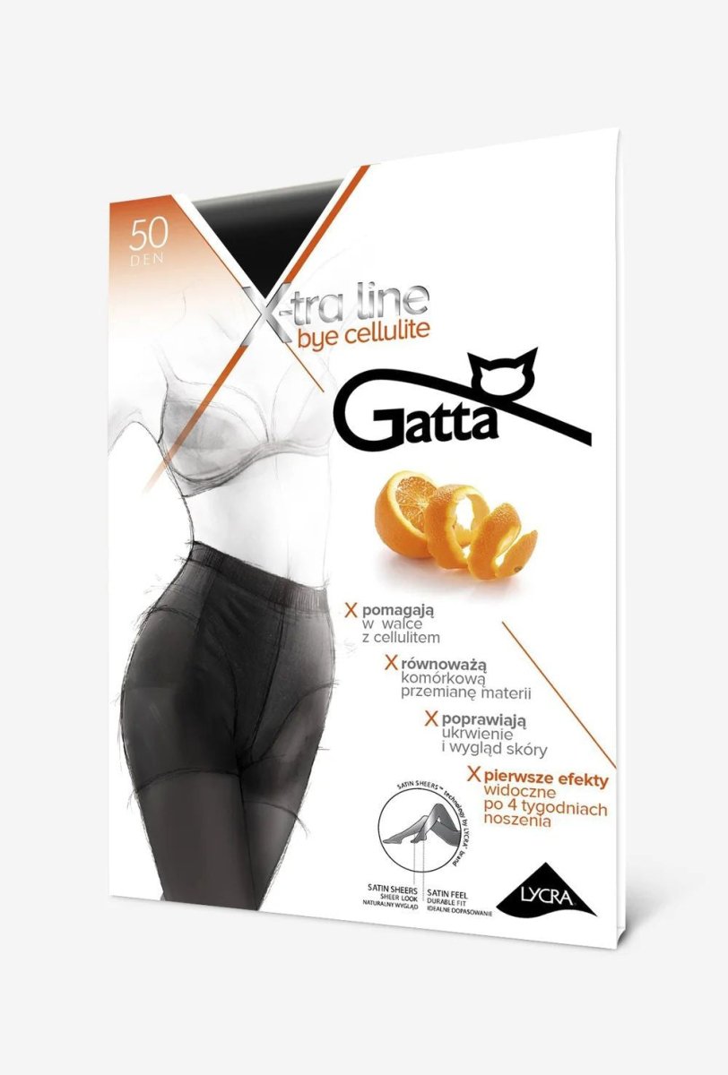 Gatta Bye Cellulite 50 Den Tights – Smoothing & Anti-Cellulite - Velvet Touch Tights