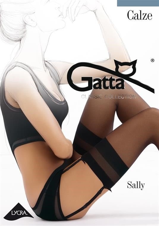 Gatta Sally Stockings with Subtle Sheer Finish - Velvet Touch Tights