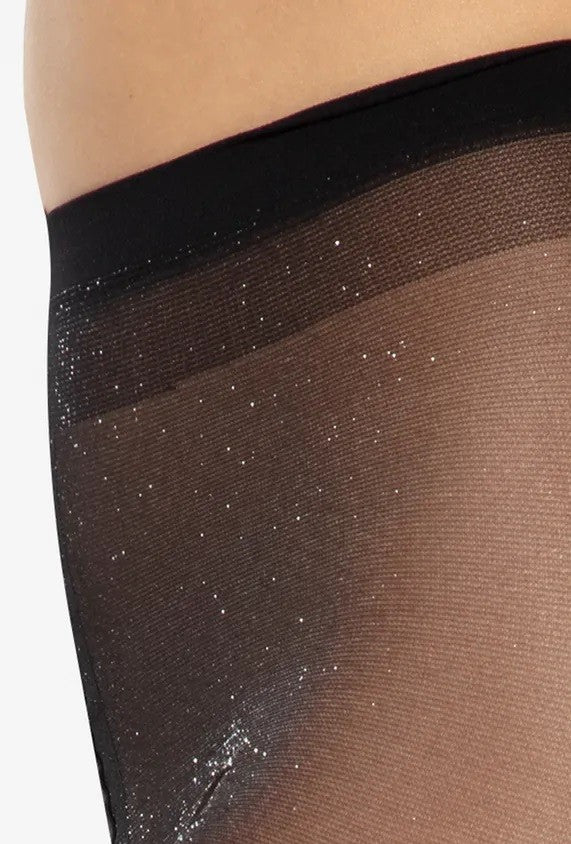 Gatta Nais Lurex 20 Den Shiny Tights – Perfectly Fitted & Sparkling - Velvet Touch Tights
