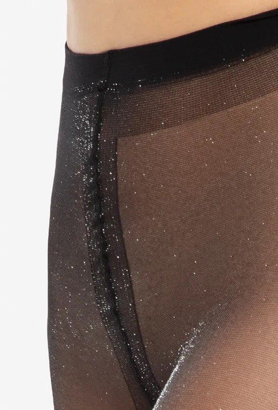 Gatta Nais Lurex 20 Den Shiny Tights – Perfectly Fitted & Sparkling - Velvet Touch Tights