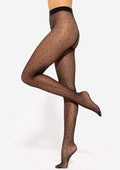 Gatta Pixi No. 02 Patterned Tights 20 Den - Durable, Elegant Geometric - Velvet Touch Tights