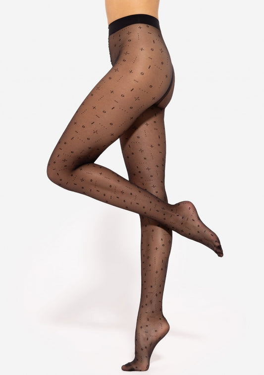 Gatta Pixi No. 02 Patterned Tights 20 Den