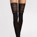 Fiore Notte 40 den – Elegant Hold-Ups with Lace & Polka Dots - Velvet Touch Tights