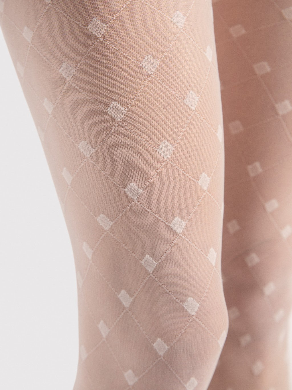 Fiore Hailey 15 Den Tights – Vintage Diamond Pattern Elegant Hosiery