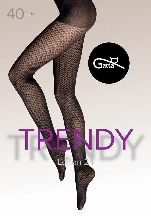 Gatta Lorien No.24 40 Den Tights – Elegant Openwork Fishnet Look - Velvet Touch Tights