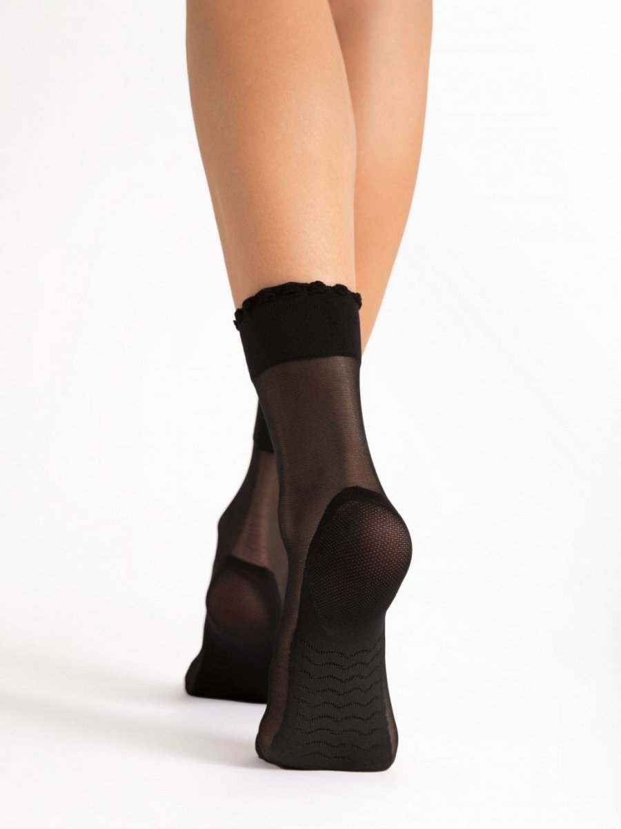 Fiore Pico Massage 20 Den Socks with Massage Effect - Velvet Touch Tights