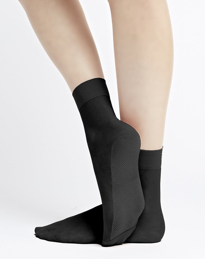 Knittex Nature Sole 20 Den Socks with Cotton Sole - Velvet Touch Tights