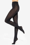 Gatta Loretta No156 50 Den Tights – Matte Geometric Pattern