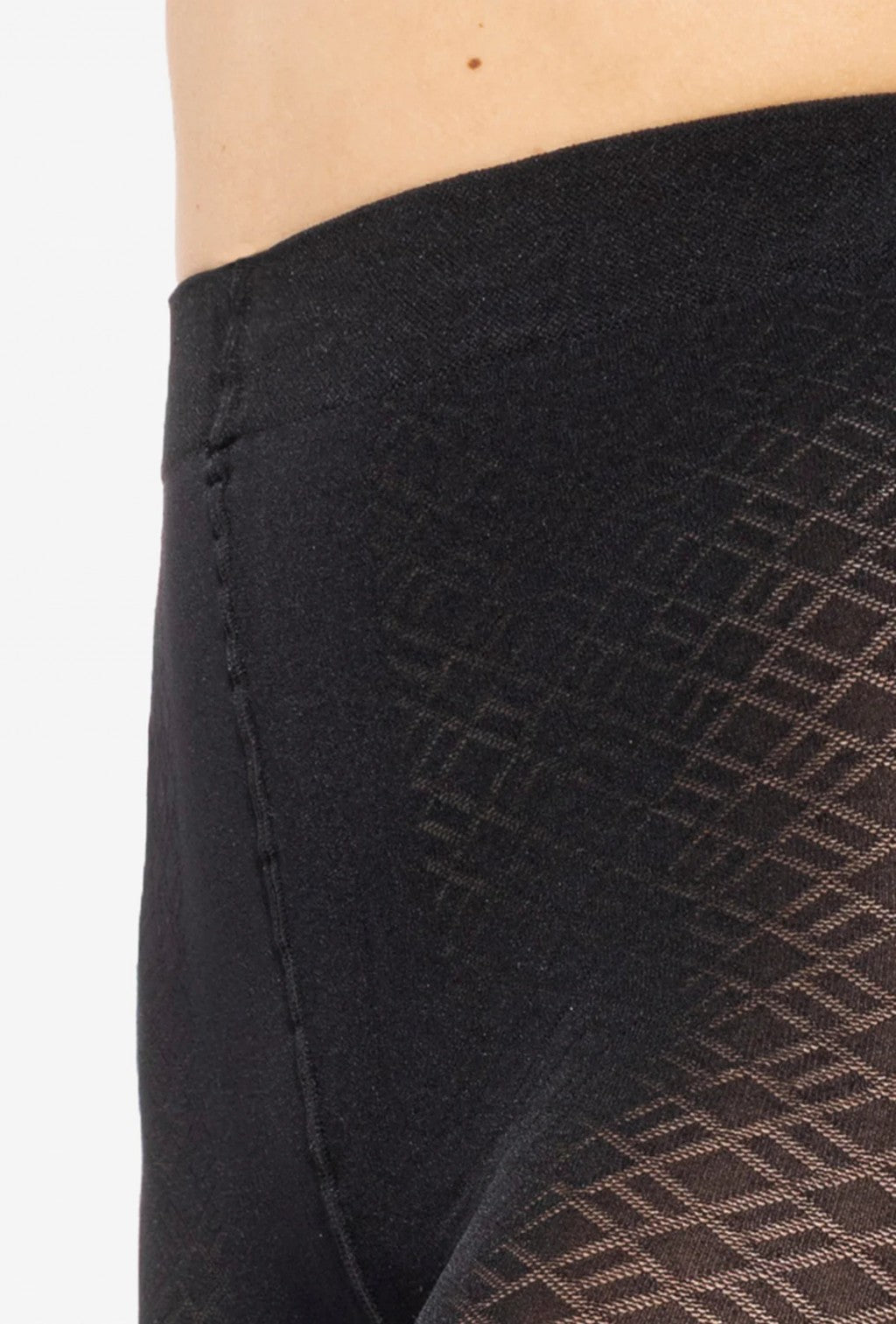 Gatta Loretta No157 50 Den Tights – Matte Geometric Pattern