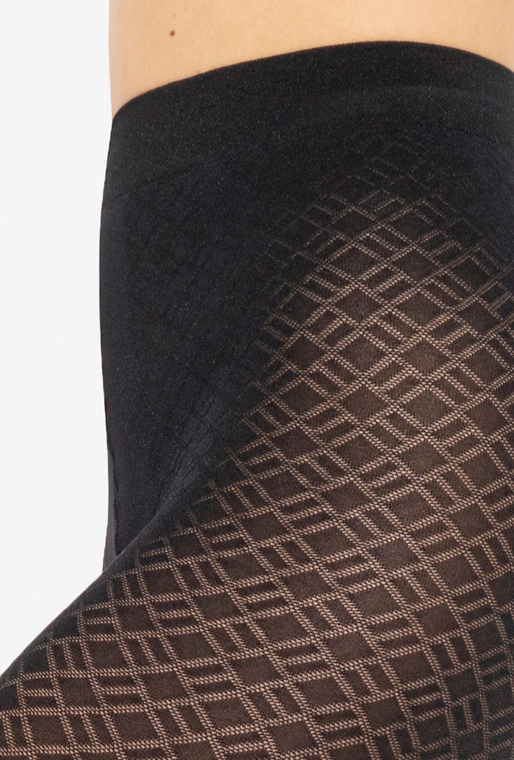 Gatta Loretta No157 50 Den Tights – Matte Geometric Pattern