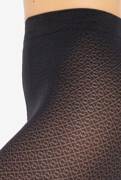 Gatta Loretta No158 50 Den Tights – Matte Geometric Pattern