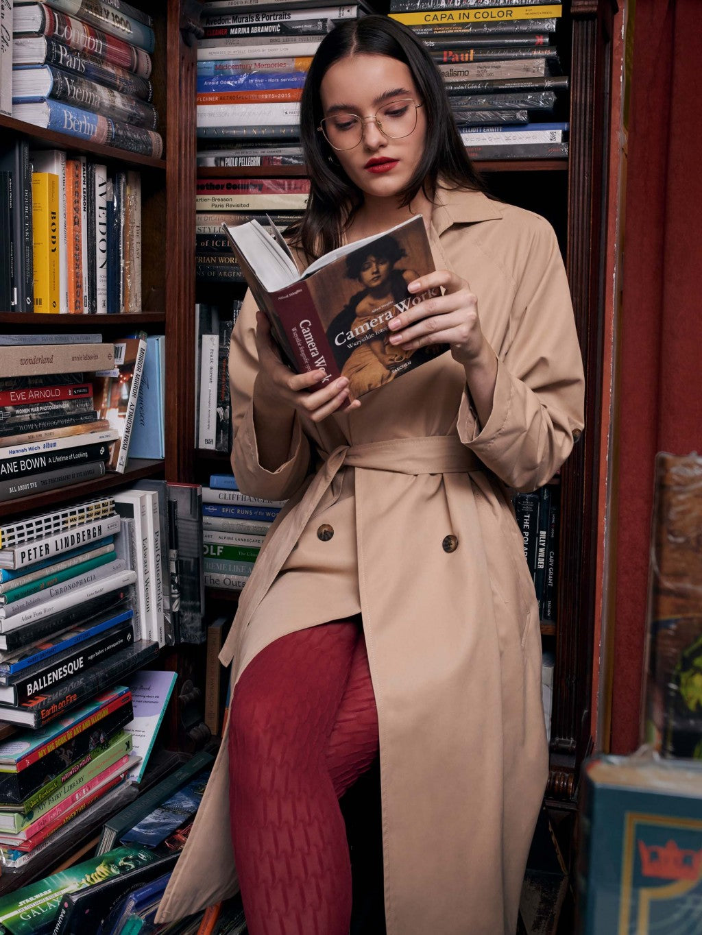 Fiore Stereo 40 Den Tights – Warm, Geometric Patterned Elegance