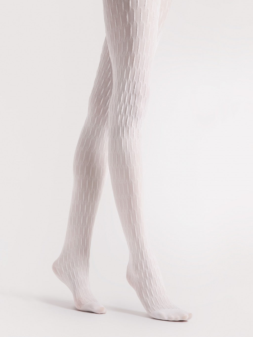 Fiore Stereo 40 Den Tights – Warm, Geometric Patterned Elegance