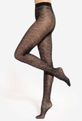 Gatta Arabesca 05 40 Den Patterned Tights – Floral Geometric Design