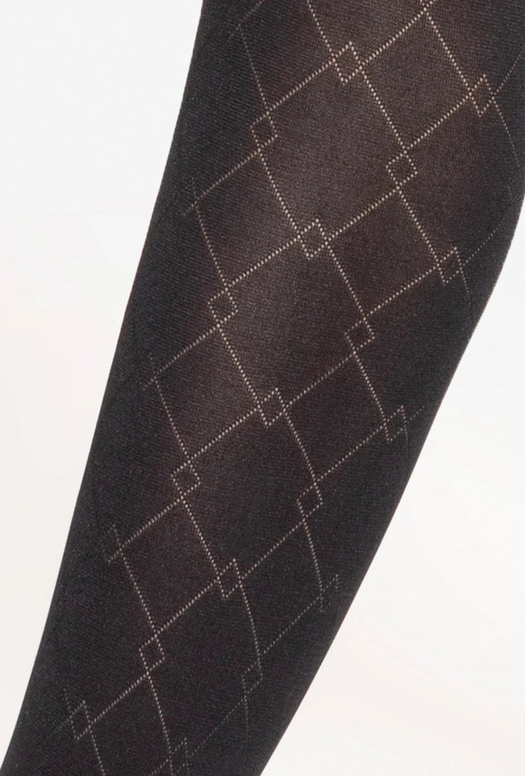 Gatta Modeline No07 40 Den Tights – Shaping Matte Geometric Design