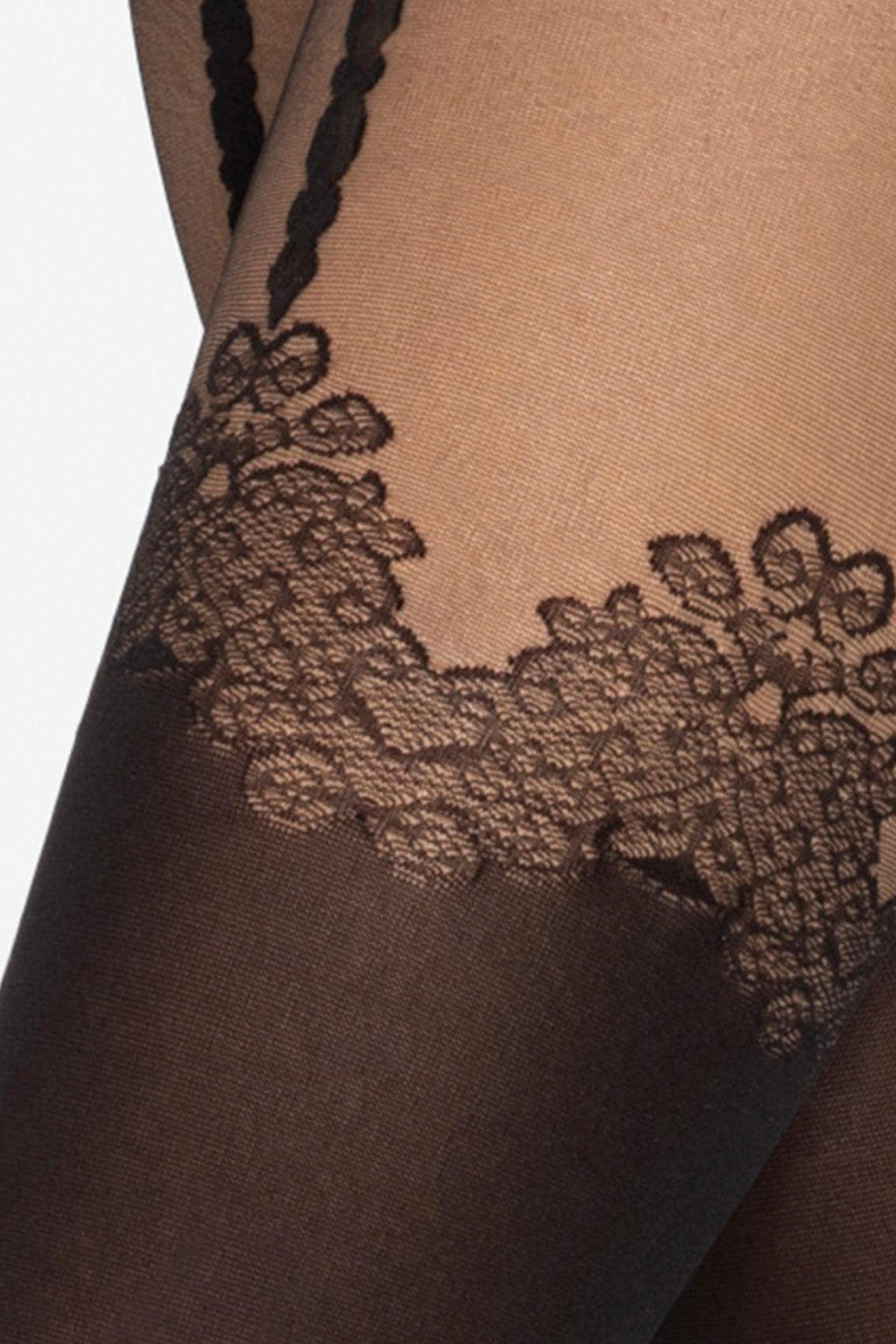 Gatta Girl Up No.10 Tights – 20/40 Den Patterned Hold‑Up Effect