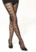 Gatta Yasmine No.08 Tights – Fishnet Heart Pattern with Soft Stretch Fit