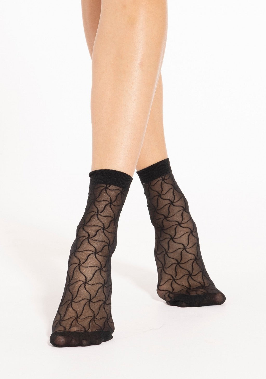 Gatta Trendy No.29 20 Den – Patterned Sheer Ankle Socks