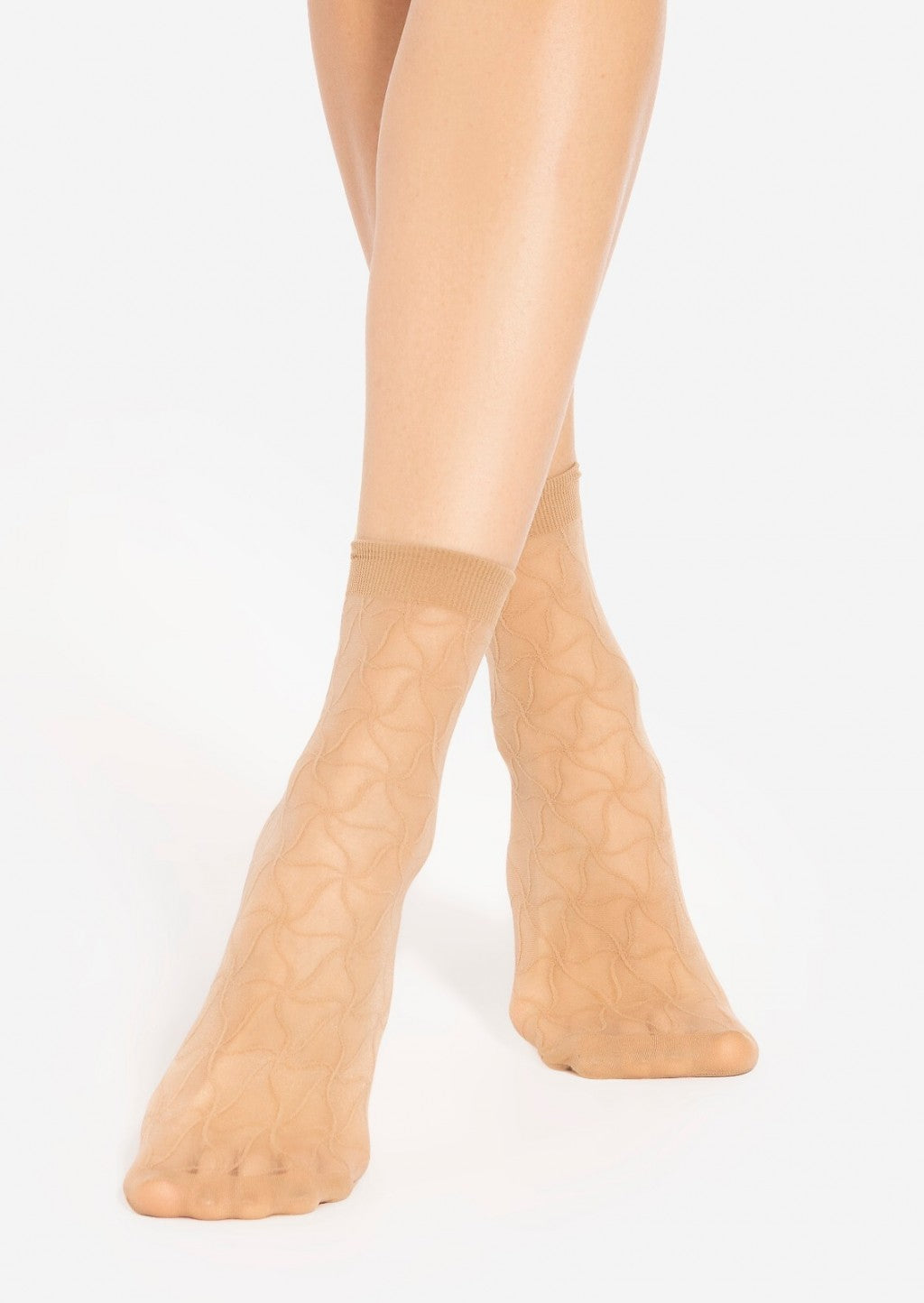Gatta Trendy No.29 20 Den – Patterned Sheer Ankle Socks