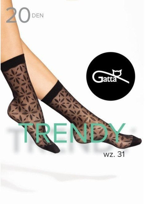 Gatta Trendy No.31 20 Den – Sheer Patterned Socks