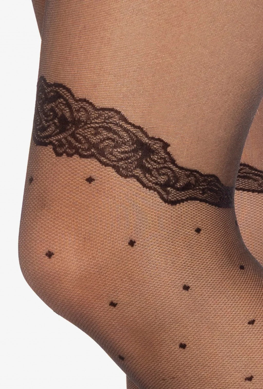 Gatta Fancy No.01 Tights 20 Den – Sheer Dotted Pattern with Hold‑Up Effect