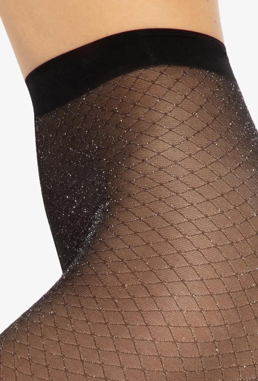 Gatta Silver Party No.15 20 Den – Sheer Geometric Shimmer Tights
