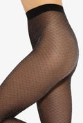 Gatta Silver Party No.15 20 Den – Sheer Geometric Shimmer Tights