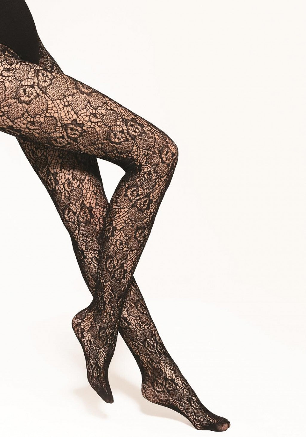 Gatta Trendy Yasmine No.11 – Floral Openwork Lace Tights