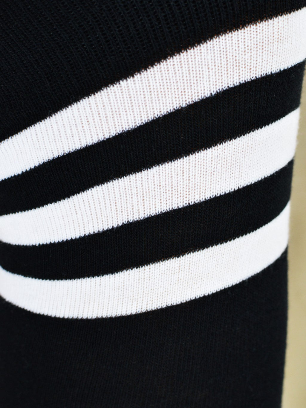 Noviti SB147 – Cotton Over‑the‑Knee Socks with Triple Stripe